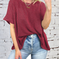 Women’s Cozy Ribbed Oversized T-Shirt