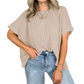 Women’s Cozy Ribbed Oversized T-Shirt