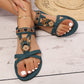 👡Summer Hot Sale - ONLY ￡14.99!! 💥 Women's Round-Toe Flat Breathable Sandals – Soft, Cushioned & Perfect for Summer Days & Holidays 🌸✨