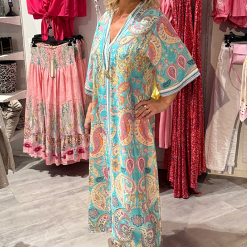 Women’s Comfortable Loose-Fit Print Dress