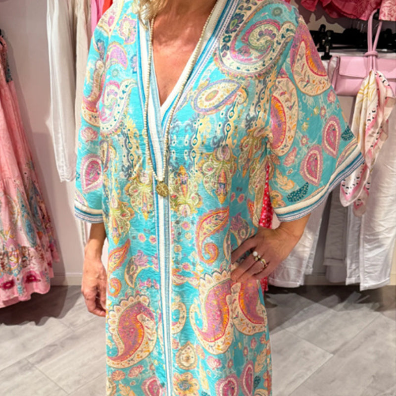 👗Women’s Comfortable Loose-Fit Print Dress💕