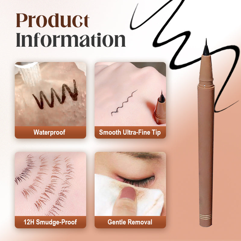 Quick-Drying & Waterproof Ultra-Fine Tip Eyeliner