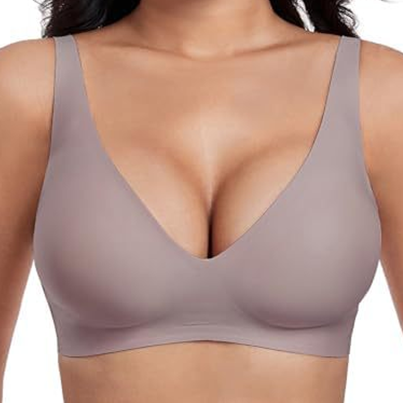 🍃Summer Hot Sale 50% OFF⏰Deep V Plunge Push-up Wirefree Seamless Jelly Bra