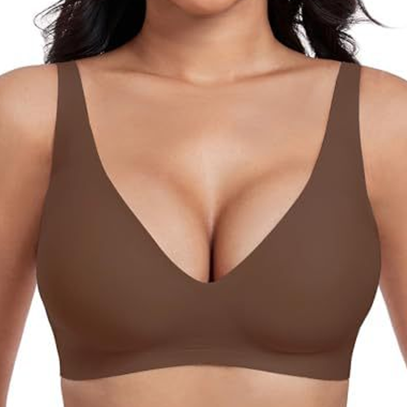 🍃Summer Hot Sale 50% OFF⏰Deep V Plunge Push-up Wirefree Seamless Jelly Bra