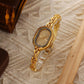 Women's Vintage Oval Bracelet Watch