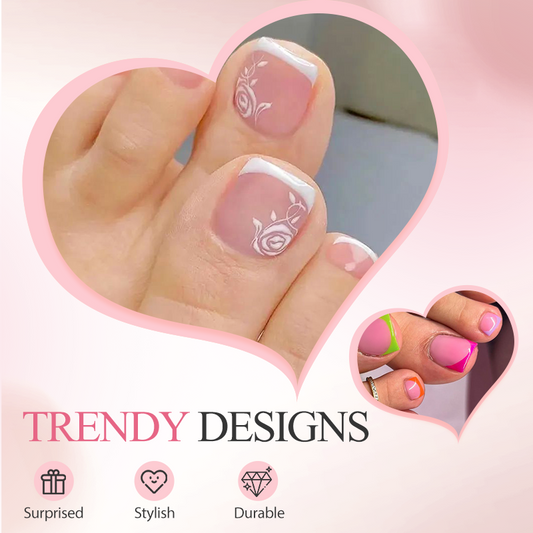 Press On Toe Nails for Women