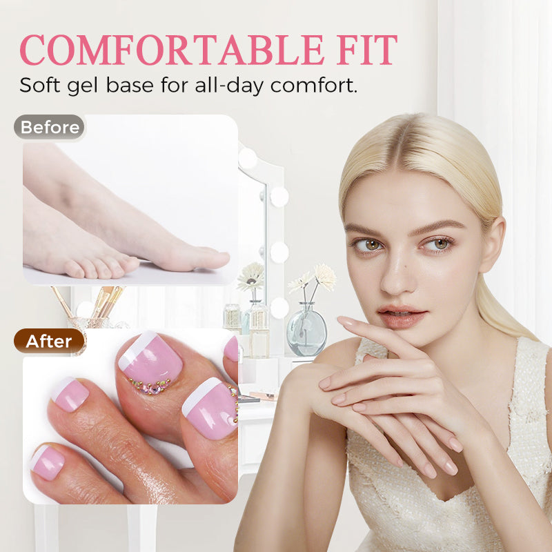 Press On Toe Nails for Women