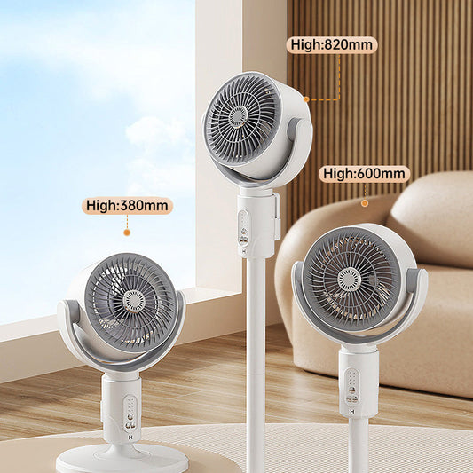 🥳2026 HOT SALE🥳💞50K+ SOLD!❄️🌀 50% OFF! USB Quiet Floor Fan – 5 speeds, 90° oscillation, under 36dB. Perfect for bedroom or office. 🌬️✅