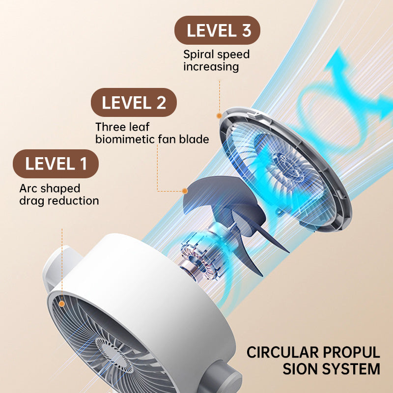 🥳2026 HOT SALE🥳💞50K+ SOLD!❄️🌀 50% OFF! USB Quiet Floor Fan – 5 speeds, 90° oscillation, under 36dB. Perfect for bedroom or office. 🌬️✅
