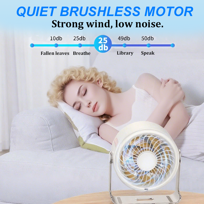 🔥Hot Sale（💥50%OFF）🔥100-Speed Mini Desk Fan with Digital Display