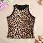 Sequin Round Neck Slim Fit Tank