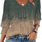 🔥Hot Sale 50% OFF💝✨Women Dressy Casual 3/4 Length Sleeve Blouses with Smocked Cuffs