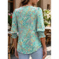 🔥Hot Sale 50% OFF💝✨Women Dressy Casual 3/4 Length Sleeve Blouses with Smocked Cuffs