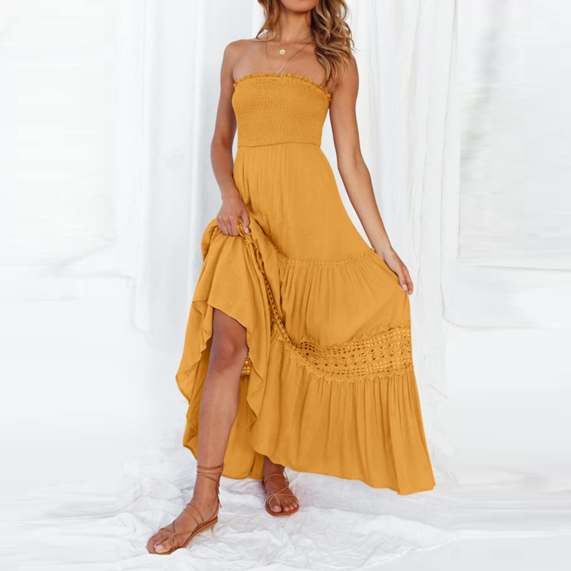Elegant Bustier Long Dress