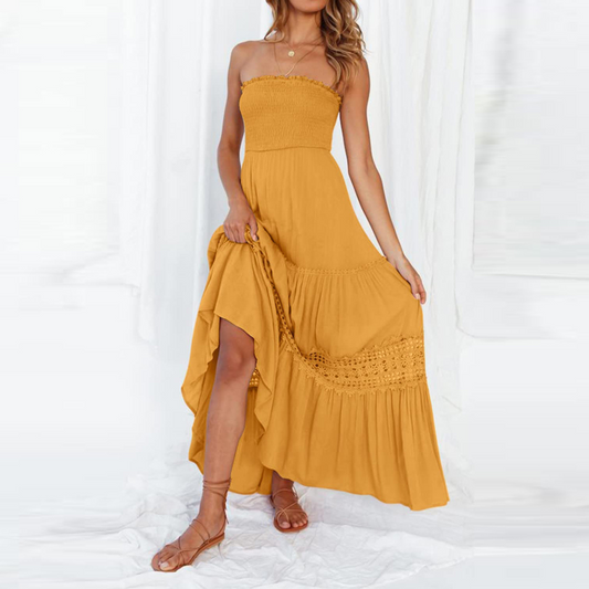 Elegant Bustier Long Dress