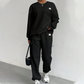 Casual Long Sleeve Knit Pullover & Pants 2-Piece Set