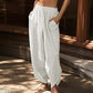 Women's Casual Elastic Waist Wide Leg Pants