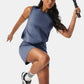 Women's Casual Sleeveless Top & Skirt Two-Piece Set