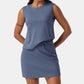 Women's Casual Sleeveless Top & Skirt Two-Piece Set