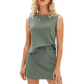 Women's Casual Sleeveless Top & Skirt Two-Piece Set