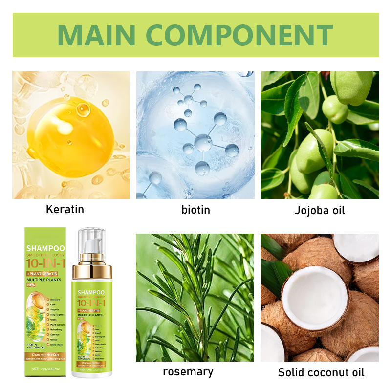 🔥Hot Deals-10-in-1 Plant-Based Essence Shampoo