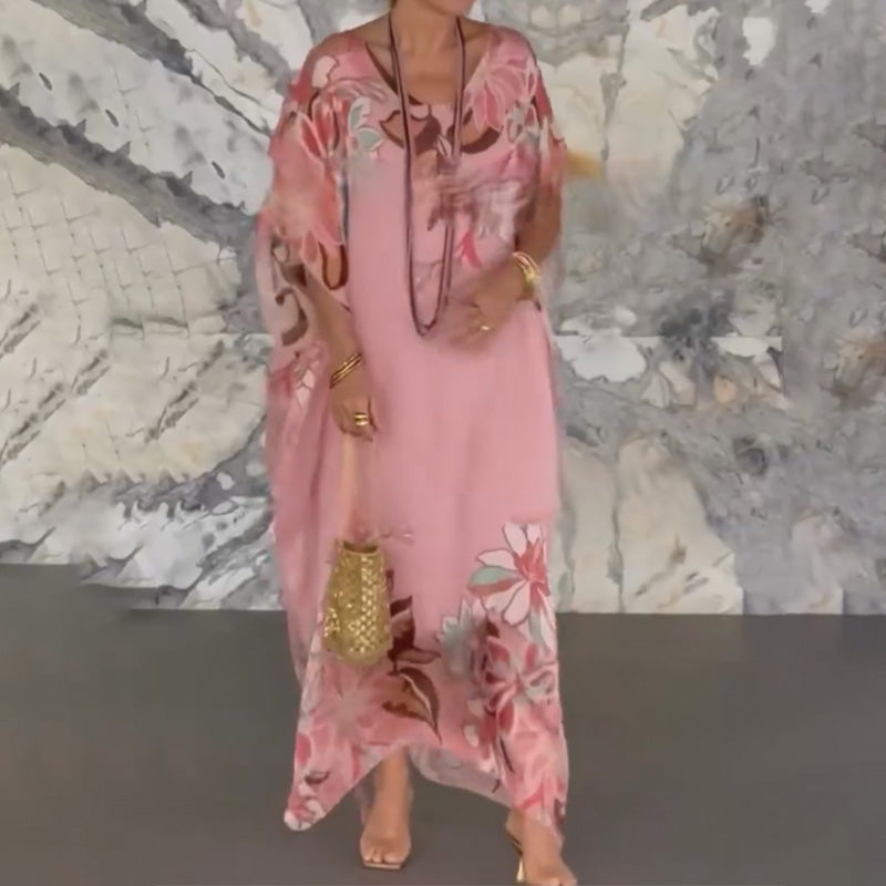 Women's Printed Split Maxi Dress