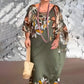 Women's Printed Split Maxi Dress