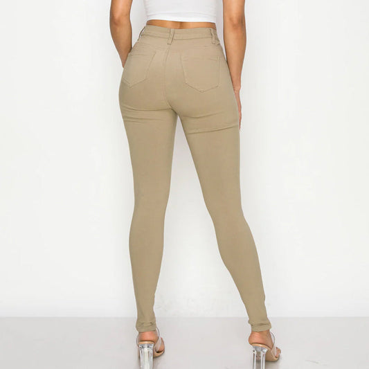 Women's High-Waisted Stretchy Slim-Fit Jeans
