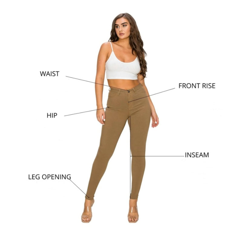 Women's High-Waisted Stretchy Slim-Fit Jeans