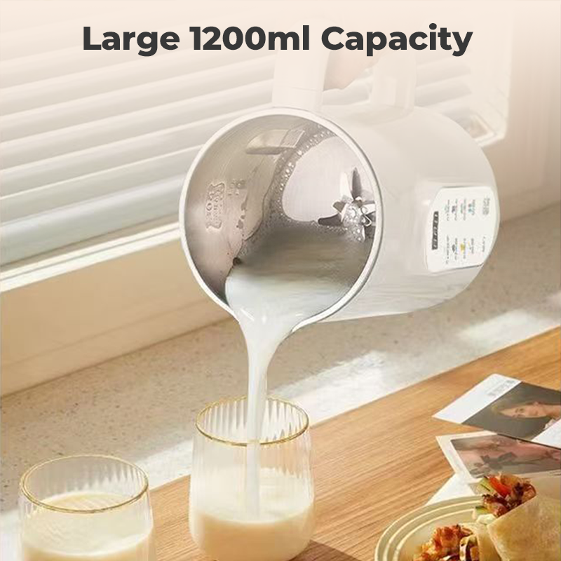 🔥 LAST CHANCE! 50% OFF 🔥 Multifunctional Soy Milk Maker – Make Almond, Oat & Soy Milk in Minutes! 🌰🥛