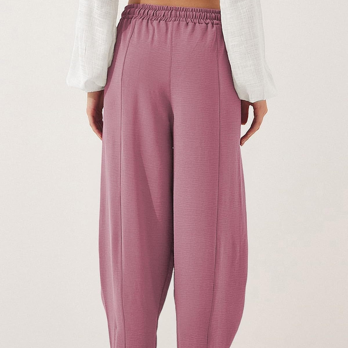 Women's Casual Wide-Leg Drawstring Pants