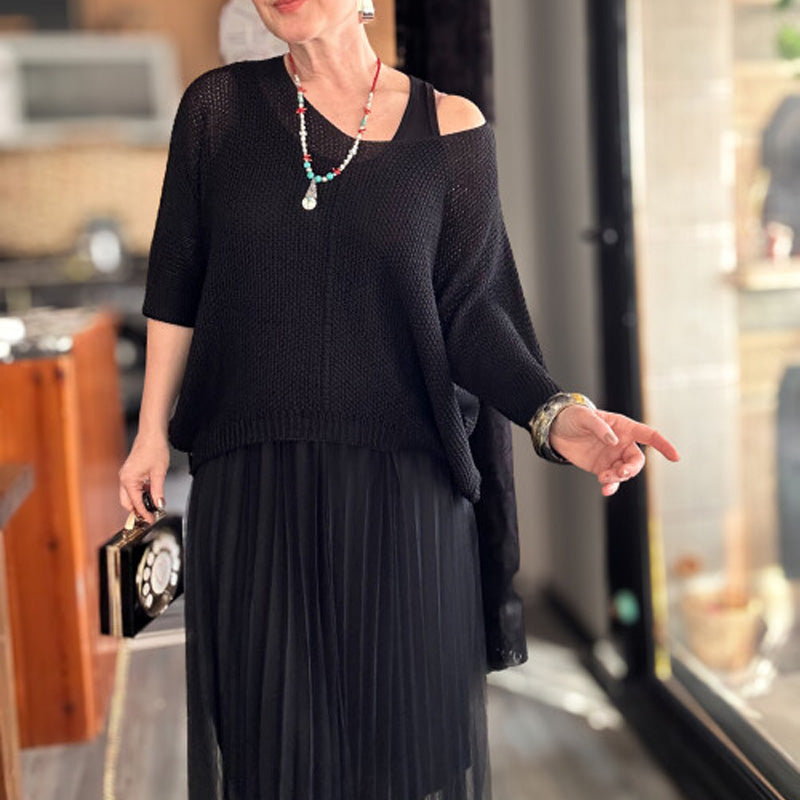 Chic Vest Dress & Cover-Up Top Set