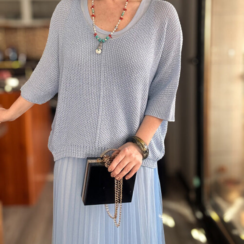 Chic Vest Dress & Cover-Up Top Set