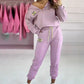 Stylish Hoodie Cropped Pants 2-Piece Set