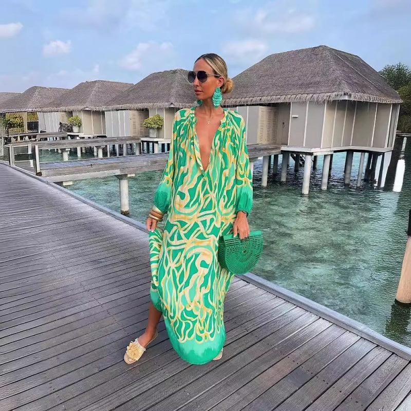 Women’s Sexy Deep V-Neck Dress