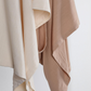 Women's 3/4 Sleeve Front-Open Loose Shawl