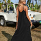 Women's Bohemian V-Neck Casual Spaghetti Straps Dress