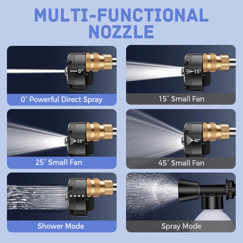 🚗 60% OFF! 💦 PORTABLE CAR WASH MACHINE - High Pressure & Multi-Purpose Use, Compact Design for Easy Storage, Ideal for Outdoor Cleaning and Vehicles 🌟🔧