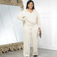 Long Sleeve Top & Elastic Drawstring Pants Set