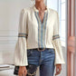 Women's Ethnic Style V-Neck Long Sleeve Shirt