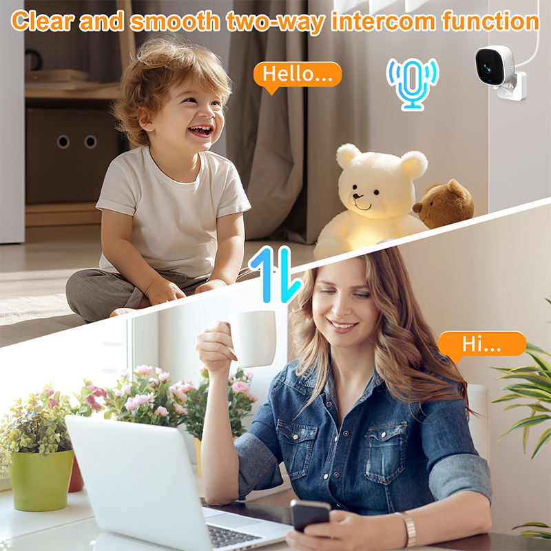 🔥LAST DAY 50% OFF🔥2-Way Audio Wireless Security Camera📹