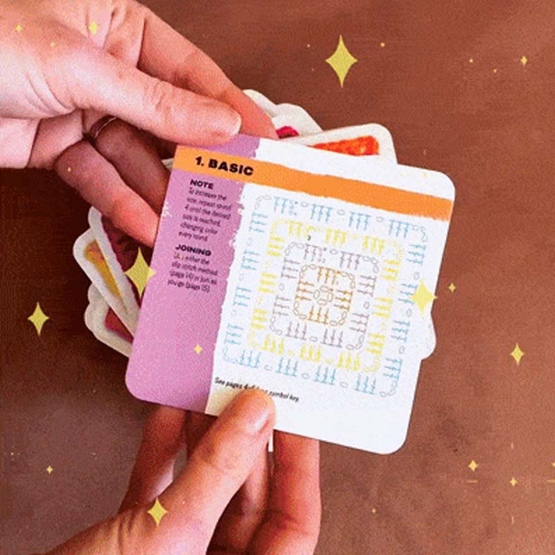 The Granny Square Card Deck - 50 Mix & Match Designs