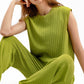 Women's Casual Sleeveless Top and Pants Set