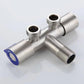 Stainless Steel Dual Outlet Water Valve