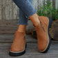 🎉Seasonal Sale: 50% Off✨Women's Round-Toe Ankle Boots with Side Zipper