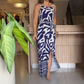 Women's Elegant Sleeveless Waist-Cinched Dress