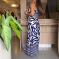 Women's Elegant Sleeveless Waist-Cinched Dress
