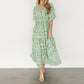 Women’s V-Neck A-Line Flowy Dress