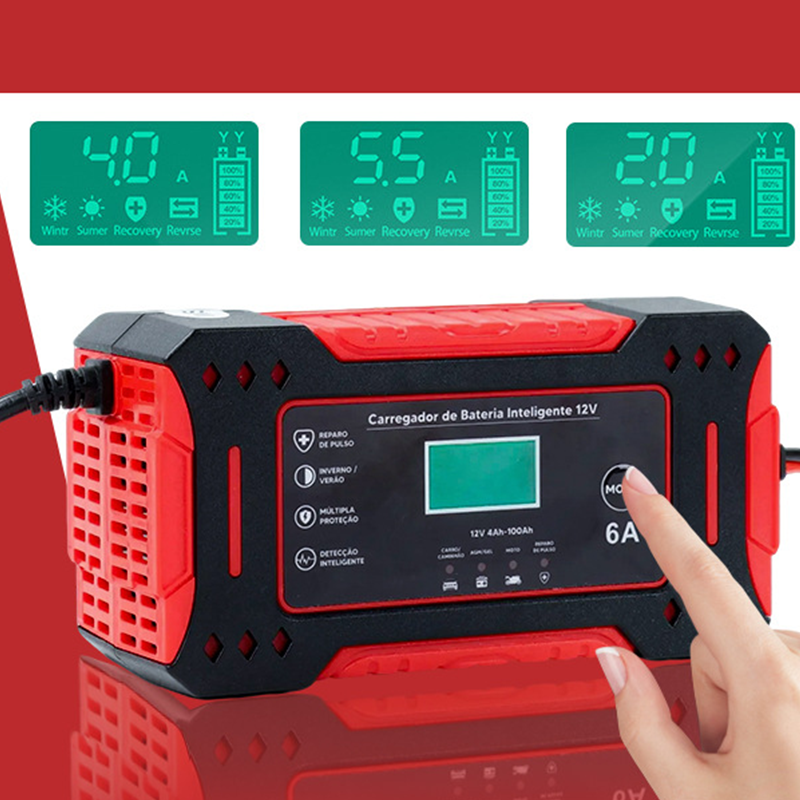 🔥HOT SALE 50% OFF🔥🛵🔋Smart Battery Charger for Car & Motorcycle