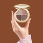 4-Color Highly Pigmented Long-Lasting Eyeshadow Palette